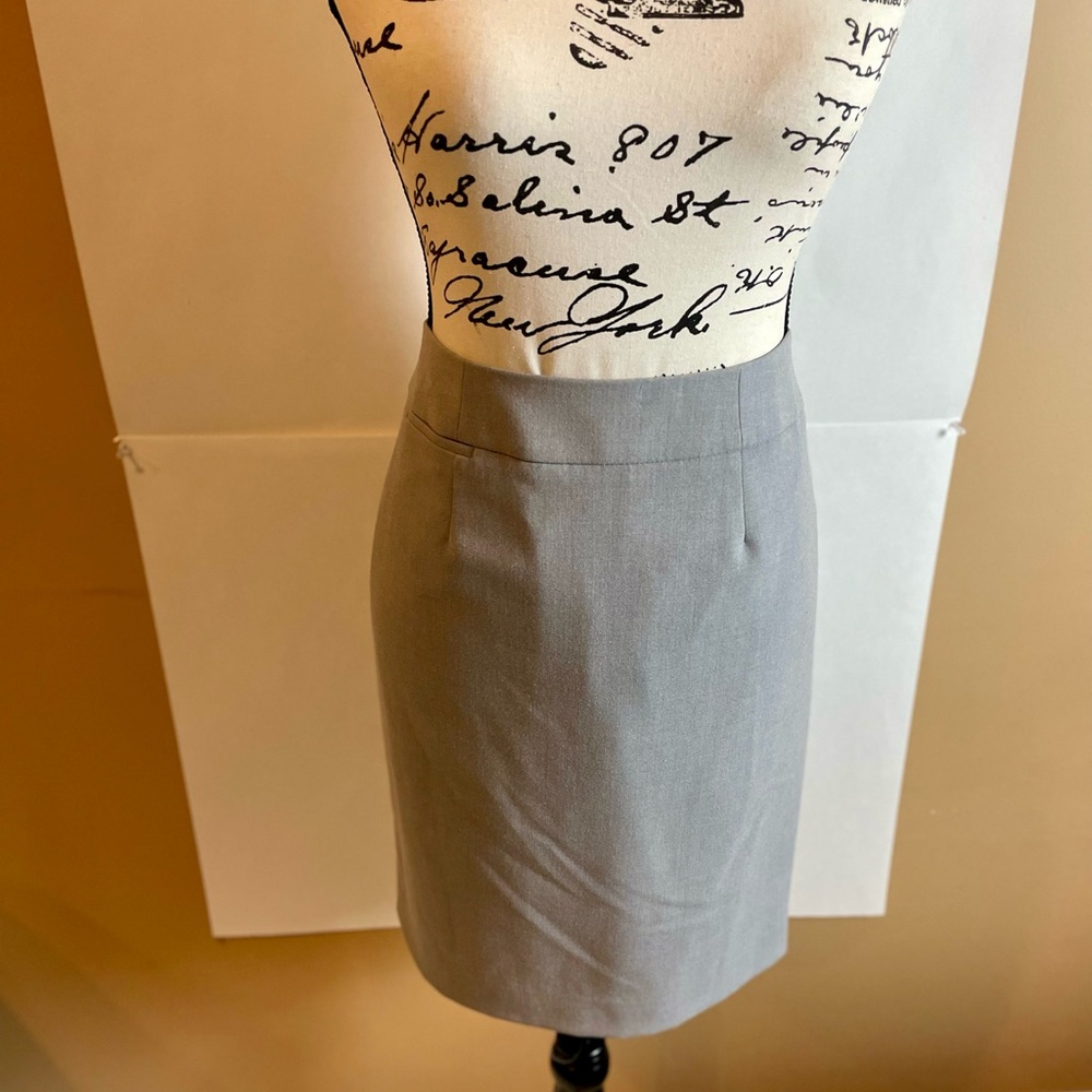Calvin Klein Gray Pencil Skirt